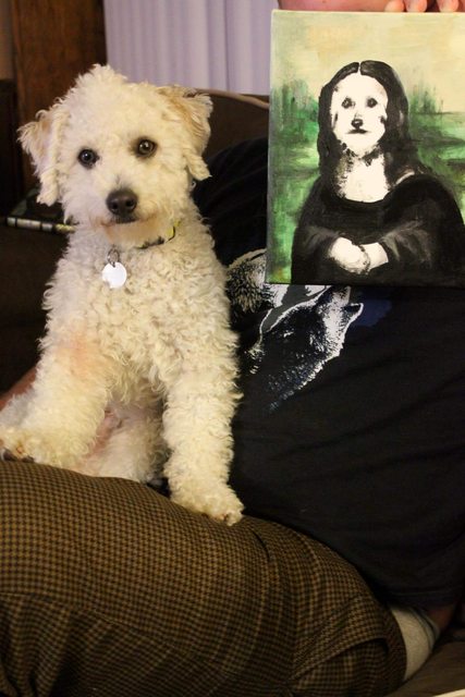 dog mona lisa