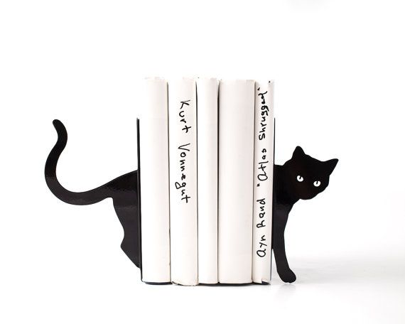 Cat Bookends