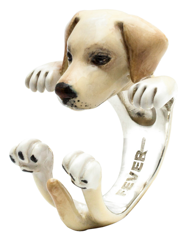 Golden Lab Hug Ring